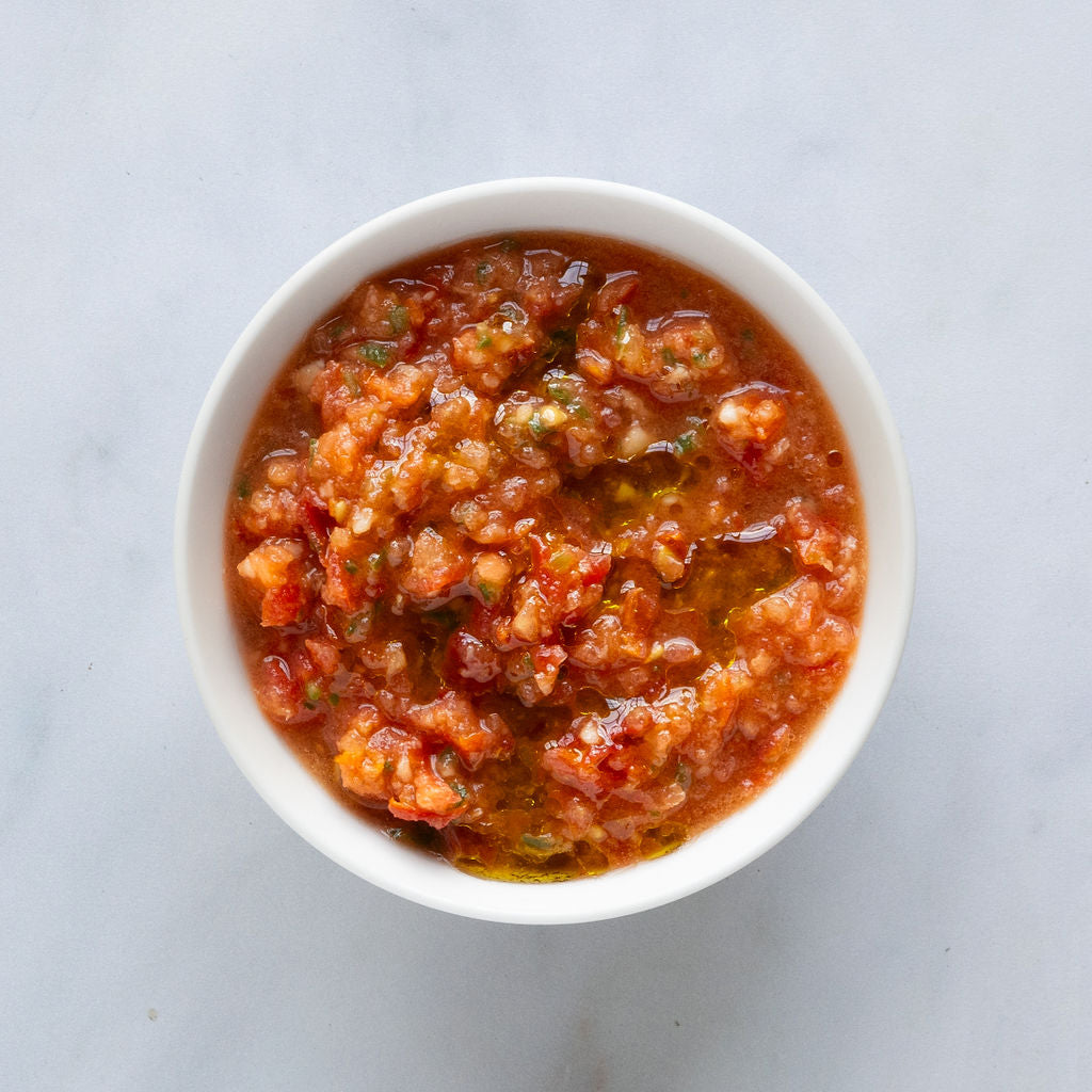 ezras salsa dip from mamoosh