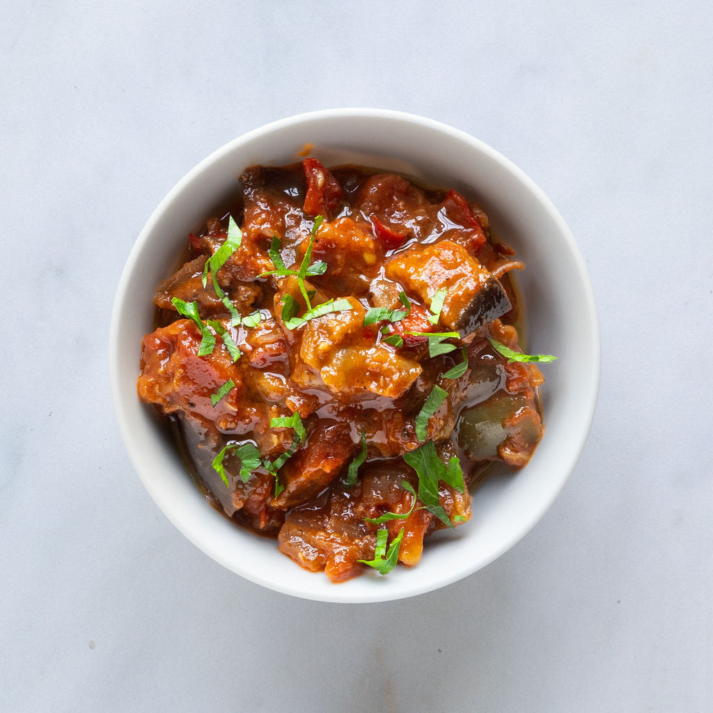 zaalouk rich moroccan tomato and aubergine dip