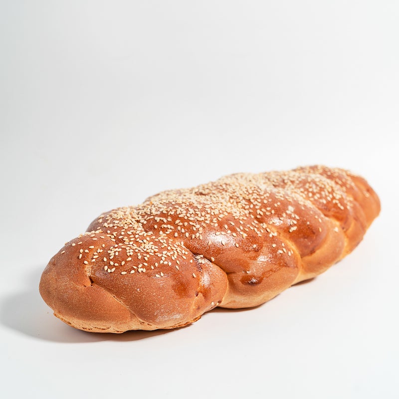 Challah bread loaf