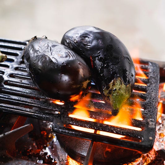 roasted aubergines