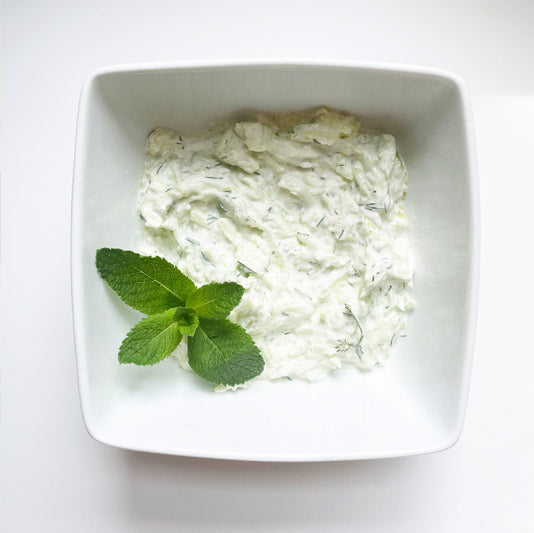 Tzatziki (Garlic & dill Greek yogurt dip)