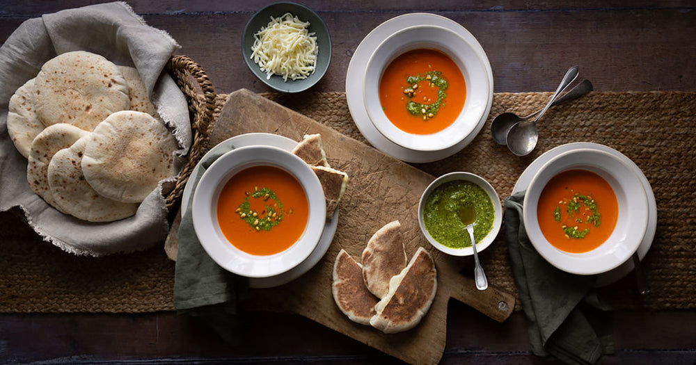 Seasonal soups and satisfying pittas