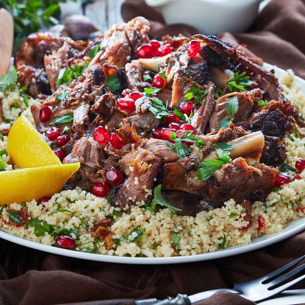 Middle Eastern Slow Cooked Lamb