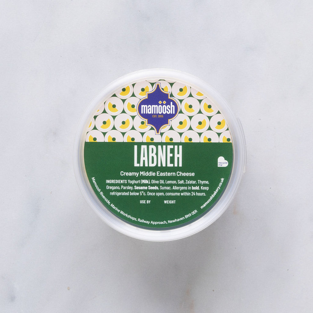 Labneh creamy middle eastern cheese from Mamoosh