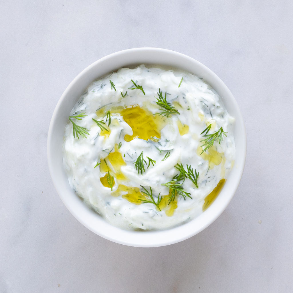 
                  
                    tzatziki greek yoghurt dip from mamoosh
                  
                